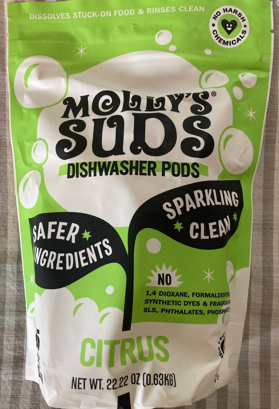 Molly Suds Citrus Dishwasher Pods
